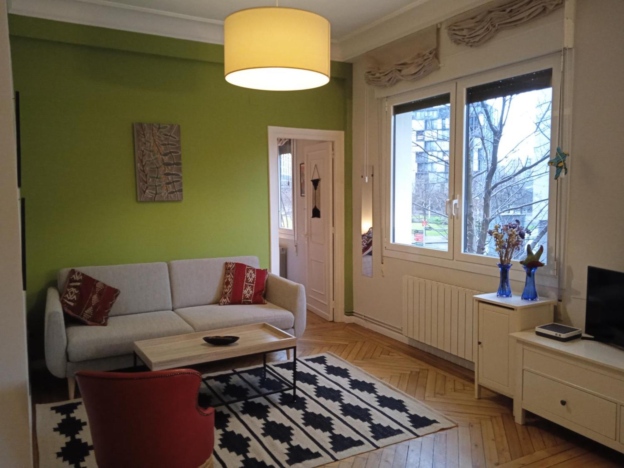 Apartamento Guggenheim Centrico Y Confortable Bilbao Eksteriør billede